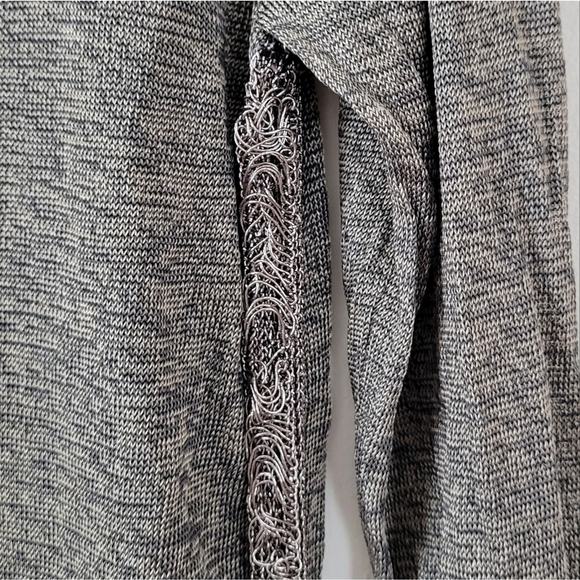 Luisa Cerano Women's Gray Crew Neck Long Sleeve Pullover  Size 8 - Picture 3 of 10